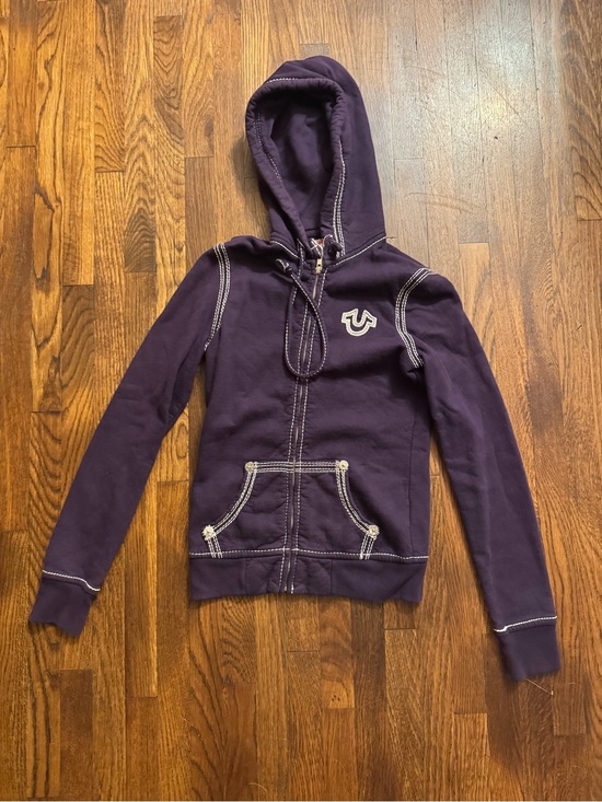 True Religion Tops - Vintage true religion zip hoodie women’s small